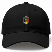 Belgium Football Crest Baseball Cap Vintage Belgian Lion Crown Belgian Heritage