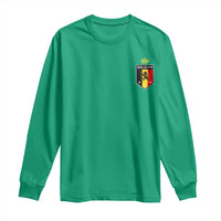 Belgium Football Crest Long Sleeve Shirt Vintage Belgian Lion Crown Belgian Heritage