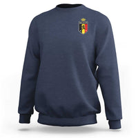 Belgium Football Crest Sweatshirt Vintage Belgian Lion Crown Belgian Heritage