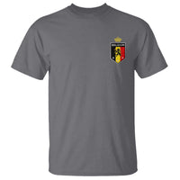 Belgium Football Crest T Shirt Vintage Belgian Lion Crown Belgian Heritage