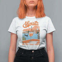Spritz Veneto T Shirt For Women Italia Vintage Orange Wine Cocktail Dal 1919