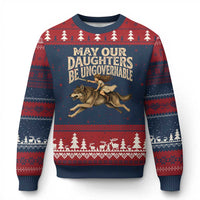 May Our Daughters Be Ungovernable Feminist Girl Ugly Christmas Sweater