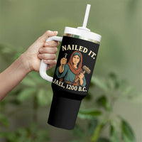 Nailed It Jael 1200 BC Tumbler With Handle Funny Biblical Feminist Religious