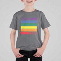 Harris Walz LGBT T Shirt For Kid Presidential Election 2024 Rainbow Flag - Wonder Print Shop