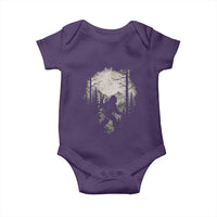 Funny Bigfoot Hiking Night Stroll Mountain Forest Baby Onesie - Wonder Print Shop