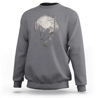 Funny Bigfoot Hiking Night Stroll Mountain Forest Sweatshirt - Wonder Print Shop