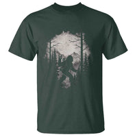 Funny Bigfoot Hiking Night Stroll Mountain Forest T Shirt - Wonder Print Shop