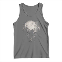 Funny Bigfoot Hiking Night Stroll Mountain Forest Tank Top - Wonder Print Shop
