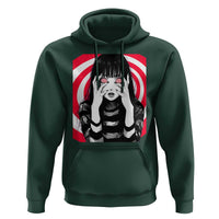 Horror Anime Manga Creepy Goth Japanese Girl Hoodie - Wonder Print Shop