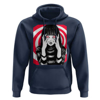 Horror Anime Manga Creepy Goth Japanese Girl Hoodie - Wonder Print Shop