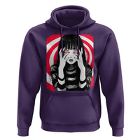 Horror Anime Manga Creepy Goth Japanese Girl Hoodie - Wonder Print Shop