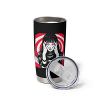 Horror Anime Manga Creepy Goth Japanese Girl Tumbler Cup - Wonder Print Shop