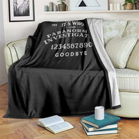 Ouija Board Spirit Board Throw Blanket Its Who I Am Occult Gothic Halloween Pagan - Wonder Print Shop