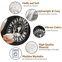 Paranormal Investigator Ghost Hunting Throw Blanket EVP Halloween - Wonder Print Shop