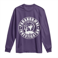 Paranormal Investigator Ghost Hunting Long Sleeve Shirt EVP Halloween - Wonder Print Shop