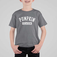 Pumpkin Season T Shirt For Kid Fall Harvest Season Thanksgiving - Wonder Print Shop