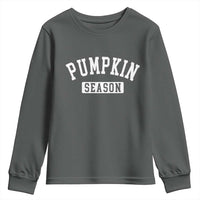 Pumpkin Season Youth Sweatshirt Fall Harvest Season Thanksgiving - Wonder Print Shop