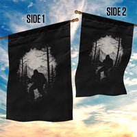 Funny Bigfoot Hunting Garden Flag Sasquatch Wildlife Hunter Forest - Wonder Print Shop