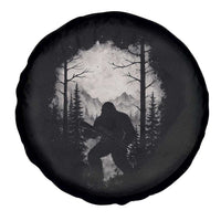 Funny Bigfoot Hunting Spare Tire Cover Sasquatch Wildlife Hunter Forest - Wonder Print Shop