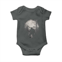 Funny Bigfoot Hunting Baby Onesie Sasquatch Wildlife Hunter Forest - Wonder Print Shop