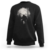 Funny Bigfoot Hunting Sweatshirt Sasquatch Wildlife Hunter Forest - Wonder Print Shop