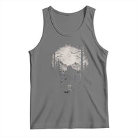Funny Bigfoot Hunting Tank Top Sasquatch Wildlife Hunter Forest - Wonder Print Shop