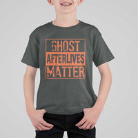 Funny Ghost Hunting T Shirt For Kid Ghost Afterlives Matter Paranormal Investigator Halloween - Wonder Print Shop