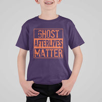 Funny Ghost Hunting T Shirt For Kid Ghost Afterlives Matter Paranormal Investigator Halloween - Wonder Print Shop