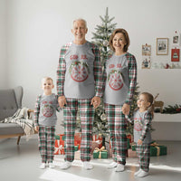 Yule Pagan Plaid Pajama Set God Jul Christmas Nordic Vegvisir Wreath - Wonder Print Shop