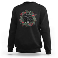 Keep The Yule In Yuletide Sweatshirt Yule Christmas Wreath Pentagram - Wonder Print Shop
