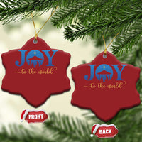 Joy To The World Christmas Ornament Christian Christmas Nativity Scene Star Of Bethlehem - Wonder Print Shop