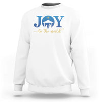 Joy To The World Sweatshirt Christian Christmas Nativity Scene Star Of Bethlehem - Wonder Print Shop