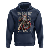 Viking Christmas Hoodie Deck The Halls With Skulls And Bodies Valhalla