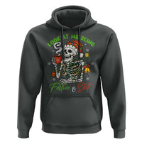 Look At Me Being Festive And Shit Hoodie Funny Christmas Skeleton - Wonder Print Shop