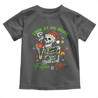 Look At Me Being Festive And Shit Toddler T Shirt Funny Christmas Skeleton - Wonder Print Shop
