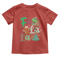 Funny Falala Christmas Song Faux Glitter Gingerbread Toddler T Shirt - Wonder Print Shop
