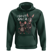 Funny I Dont Give a Rats Ass Hoodie Donkey And Mouse Meme - Wonder Print Shop