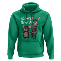Funny I Dont Give a Rats Ass Hoodie Donkey And Mouse Meme - Wonder Print Shop