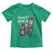 Funny I Dont Give a Rats Ass Toddler T Shirt Donkey And Mouse Meme - Wonder Print Shop