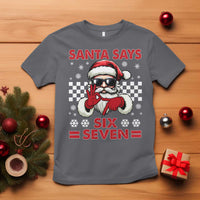 67 Christmas T Shirt Funny Santa Says Six Seven Meme Gen Alpha Slang - Wonder Print Shop