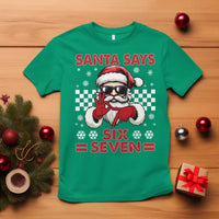67 Christmas T Shirt Funny Santa Says Six Seven Meme Gen Alpha Slang - Wonder Print Shop