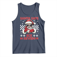67 Christmas Tank Top Funny Santa Says Six Seven Meme Gen Alpha Slang - Wonder Print Shop