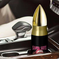 Funny Pink Santa Says Six Seven Bullet Tumbler 67 Christmas Meme Gen Alpha - Wonder Print Shop