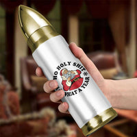 Ho Ho Holy Shit What A Year Bullet Tumbler Funny Christmas Santa - Wonder Print Shop
