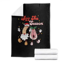 Dirty Christmas Jizz The Season Throw Blanket Funny Xmas Inappropriate Adult Humor - Wonder Print Shop