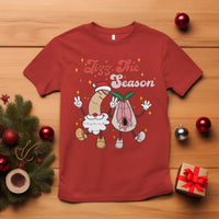 Dirty Christmas Jizz The Season T Shirt Funny Xmas Inappropriate Adult Humor - Wonder Print Shop