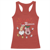 Dirty Christmas Jizz The Season Racerback Tank Top Funny Xmas Inappropriate Adult Humor - Wonder Print Shop