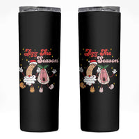 Dirty Christmas Jizz The Season Skinny Tumbler Funny Xmas Inappropriate Adult Humor - Wonder Print Shop