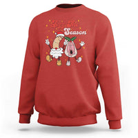 Dirty Christmas Jizz The Season Sweatshirt Funny Xmas Inappropriate Adult Humor - Wonder Print Shop