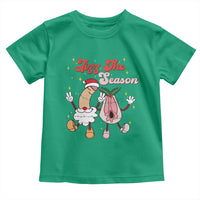 Dirty Christmas Jizz The Season Toddler T Shirt Funny Xmas Inappropriate Adult Humor - Wonder Print Shop